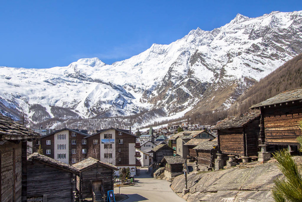 Hoteles de Estación de esquí Saas-Fee en Suiza
 - Foto, imagen