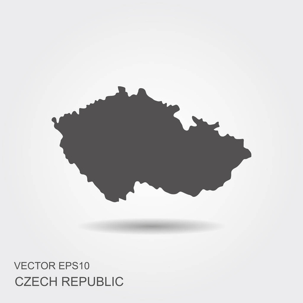 Карта Чехии
 - Вектор,изображение