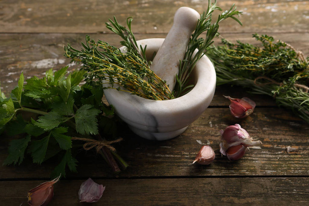 Still life with herbs and spice - Foto, Imagem