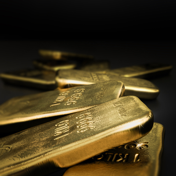 Золотые слитки, сырьевой рынок
 - Фото, изображение