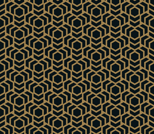 Vector seamless pattern. Modern stylish texture. Geometric striped ornament. - Вектор, зображення