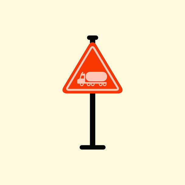Figyelmeztetés út jel  - Vektor, kép