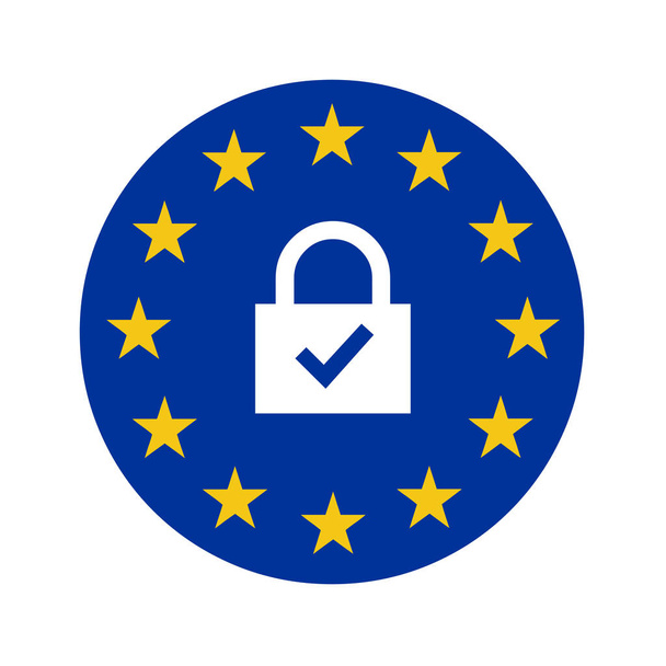 GDPR, general data protection regulation sign illustration  - Photo, Image