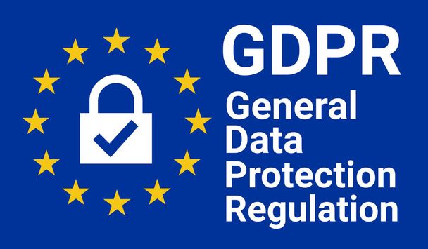 GDPR, ilustración general del signo de la regulación de la protección de datos
  - Foto, imagen