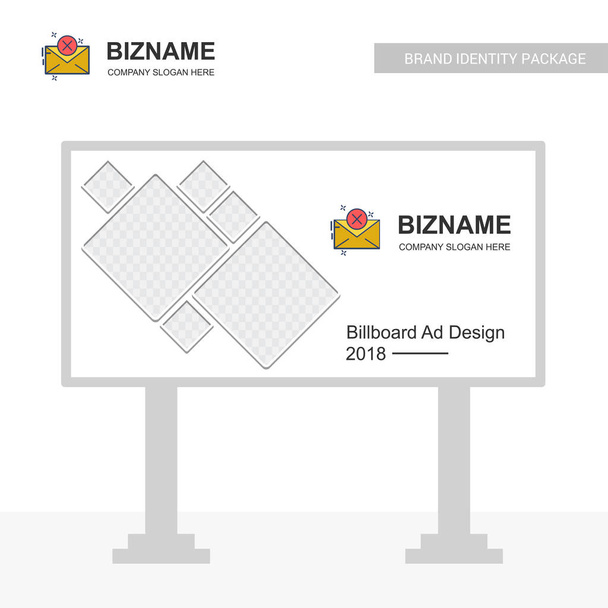 Επαγγελματική πινακίδα με εταιρεία σχεδιασμού και λογότυπο, διάνυσμα, εικονογράφηση - Διάνυσμα, εικόνα