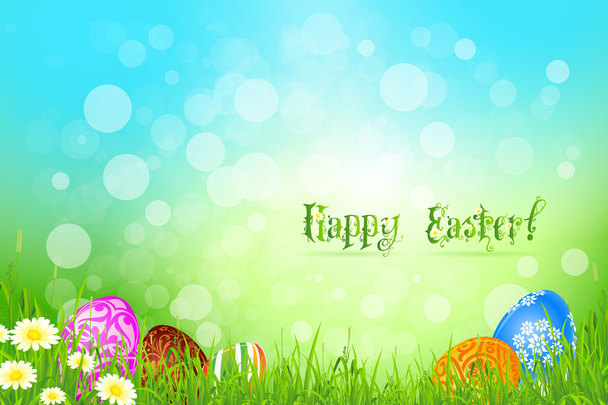 Beautiful Easter Background - Vektör, Görsel