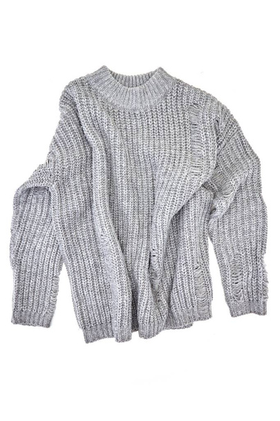 Una foto de estudio de un jersey de lana
 - Foto, imagen