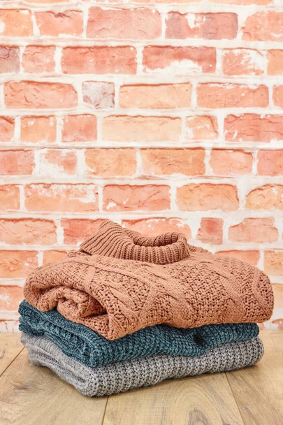 A studio photo of a woolen jumper - Photo, Image
