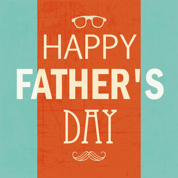 Elegant design with stylish text for Happy Father's Day. - Вектор, зображення