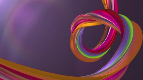 Colores suaves 3D curvado arco iris malvavisco cuerda caramelo lazo sin costura forma abstracta animación fondo nueva calidad movimiento universal dinámico animado colorido alegre video metraje
 - Imágenes, Vídeo