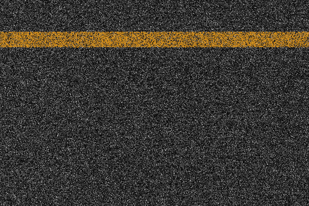 Asphalt Autobahn Straßenstruktur mit Markierungen. - Foto, Bild