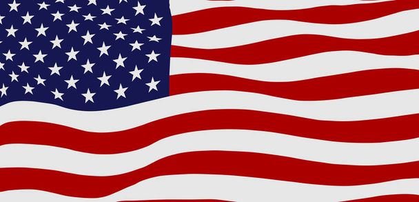 Drapeau des États-Unis d'Amérique, illustration vectorielle
 - Vecteur, image