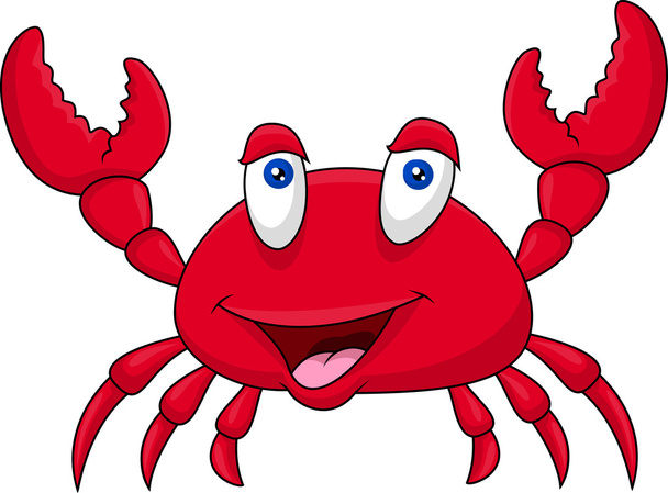 Crabe heureux
 - Vecteur, image