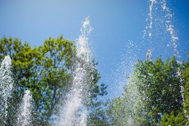 drops of water fountain - Foto, imagen