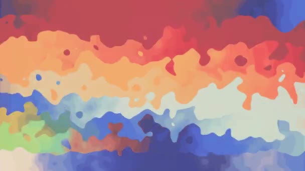 digitális viharos absztrakt szivárvány színű festék keverés varrat nélküli hurok absztrakt animáció háttér új egyedülálló minőségű színes örömteli szép mozgás dinamikus művészet videó felvétel - Felvétel, videó