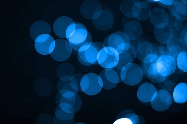 Abstrakti sininen valo bokeh defocused tausta
 - Valokuva, kuva