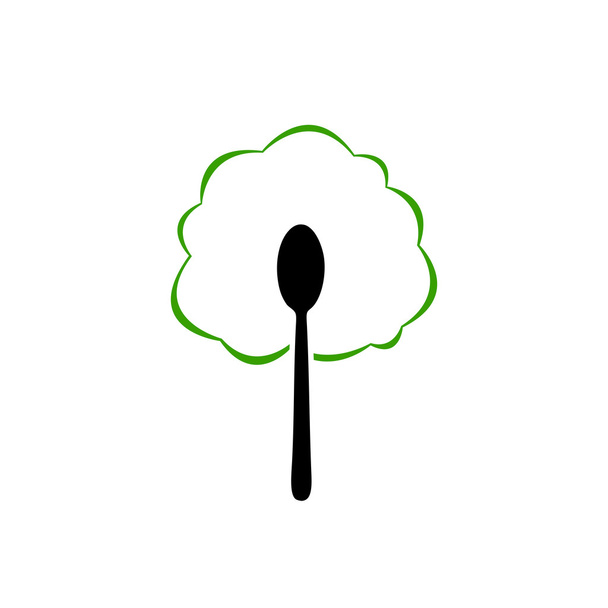 Organik gıda logosu - Vektör, Görsel