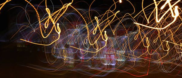 Абстрактні фонові вогні ночі
 - Фото, зображення