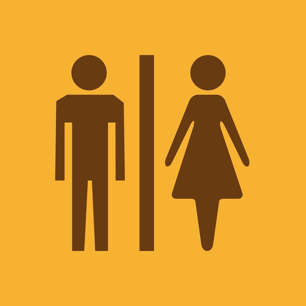 Signo masculino y femenino aislado
 - Vector, Imagen