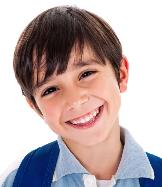 closeup úsměv roztomilý malý chlapec - Fotografie, Obrázek