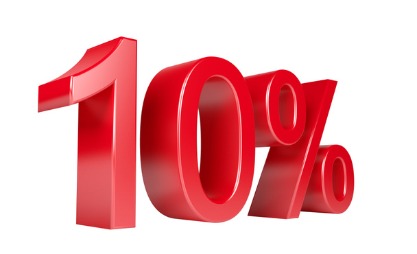 10 Percent Sale Discount - Φωτογραφία, εικόνα