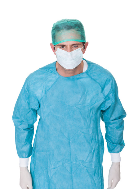 Male surgeon in scrubs uniform - Foto, Imagem