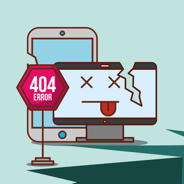 404 error page not found - Vector, Image
