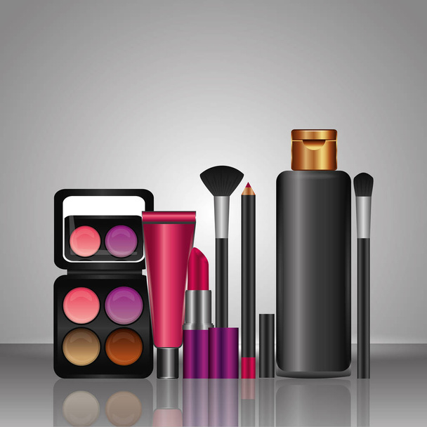 cosmétiques liés au maquillage
 - Vecteur, image