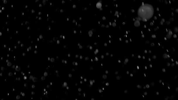ほこりを分離した雲黒背景バブル ボケ - 写真・画像