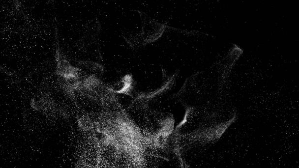 pöly pilvi eristetty musta tausta kupla bokeh
 - Valokuva, kuva