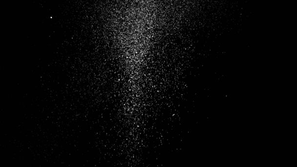 Prachový oblak izolované černým pozadím bublina Bokeh - Fotografie, Obrázek
