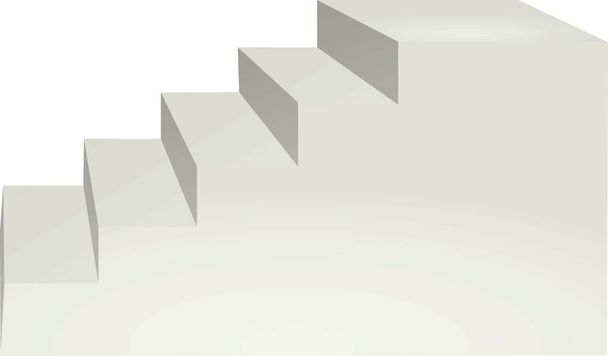 Treppe, Seitenansicht. Vektorillustration - Vektor, Bild