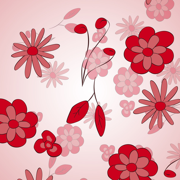 Flower background - Vektori, kuva
