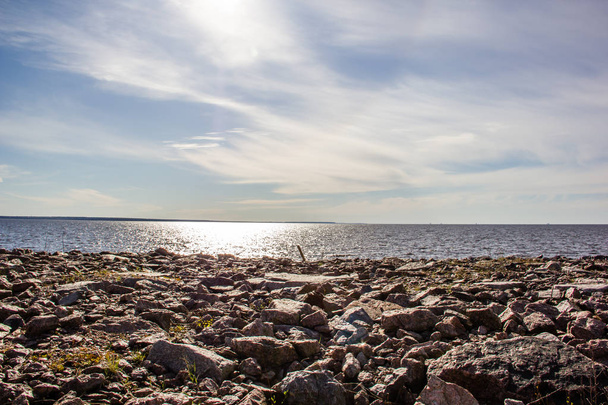 Golfo di Finlandia alla luce del sole
 - Foto, immagini