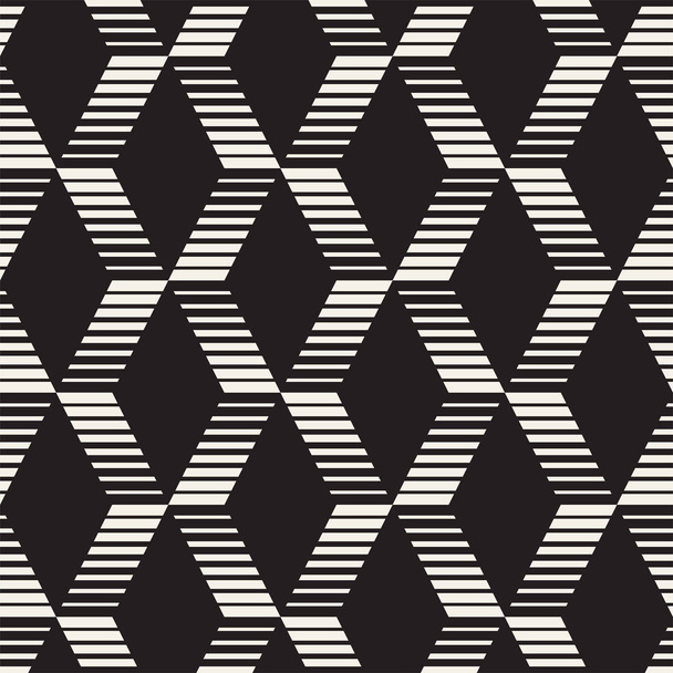 векторний безшовний візерунок. сучасна стильна абстрактна текстура. повторювані геометричні плитки зі смугастого елемента
 - Вектор, зображення
