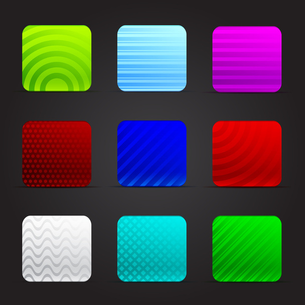 Conceptual illustration of colorful squares - Vektor, Bild