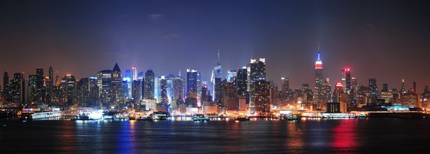 skyline van New york city manhattan midtown - Foto, afbeelding