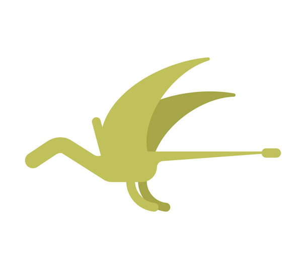 Dinosauro pterosauro isolato. Un animale antico. Mostro preistorico di Dino. La bestia e 'il periodo giurassico. Illustrazione vettoriale
 - Vettoriali, immagini