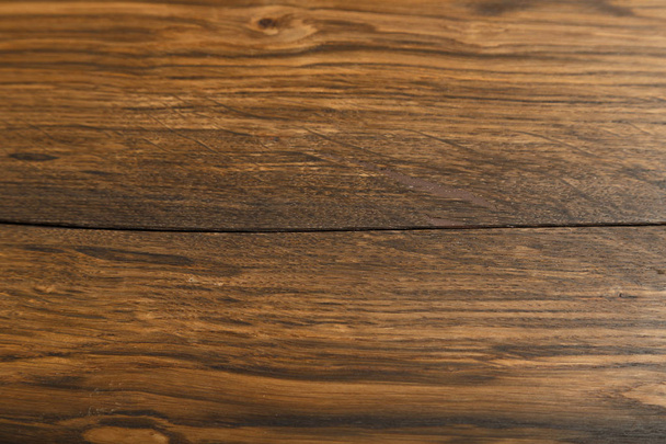 Planche à découper en bois grattée marron. Texture bois - Photo, image