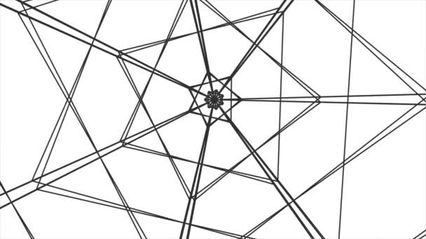 сітка мережа павук веб тунель абстрактний малюнок полігонального руху графіка безшовний цикл анімації фону нової якості ретро вінтажний стиль круто красивий 4k відеозапис
 - Кадри, відео