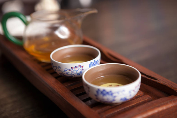 Chinese tea ceremony set. - Foto, Bild