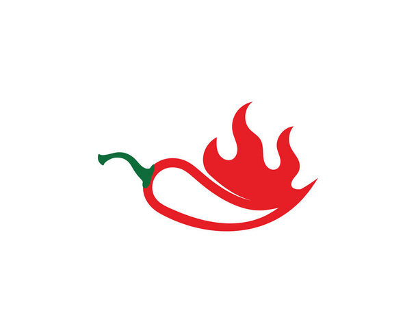 Красный острый натуральный чили - Вектор,изображение