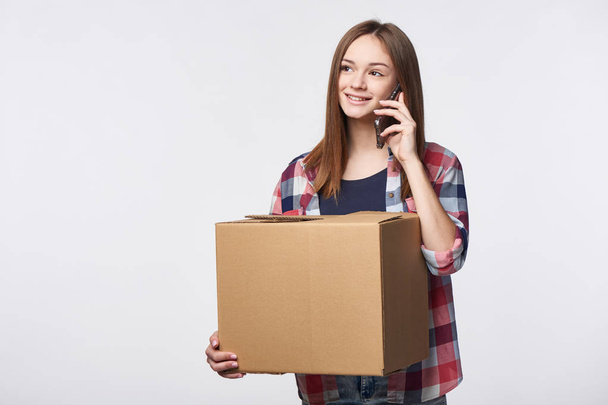 Delivery, relocation and unpacking - Zdjęcie, obraz