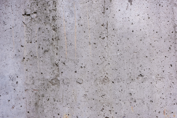 tam kare görünümü gri kaba beton duvar doku çizik - Fotoğraf, Görsel