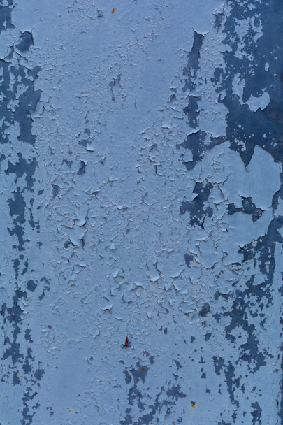 old blue scratched weathered wall textured background  - Foto, imagen
