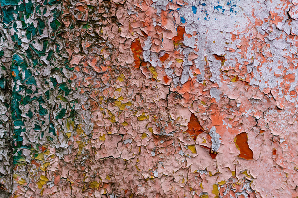 close-up view of old weathered wall texture   - Zdjęcie, obraz