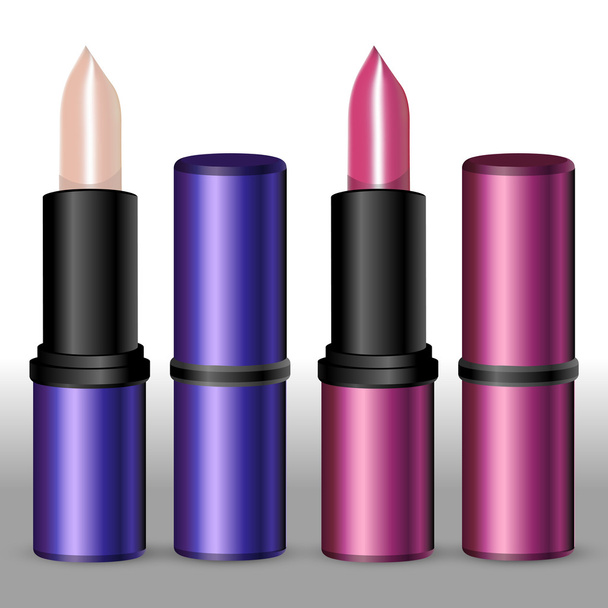 Vector illustration of lipsticks. - Vector, Image