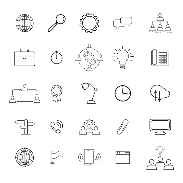 Iconos de la tecnología de la información
 - Vector, Imagen