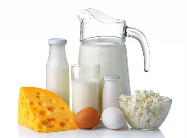Concepto de productos lácteos y proteicos
 - Foto, Imagen
