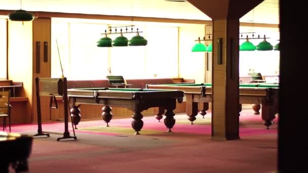 billiard Club and bar background - Footage, Video
